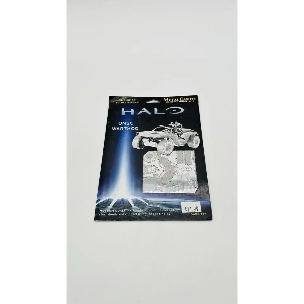 New Metal Earth HALO UNSC WARTHOG 3D Model Kit New Sealed